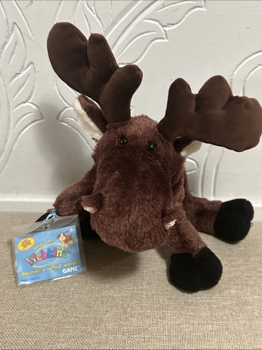 Webkinz Brown Moose Plush Toy by Ganz